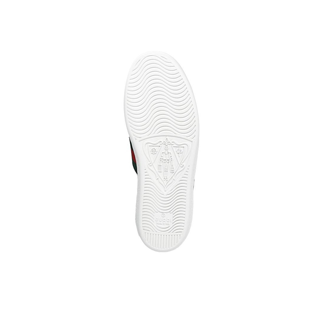 Gucci Ace Low "Heart" White/Green/Red Sneakers/Shoes - подошва
