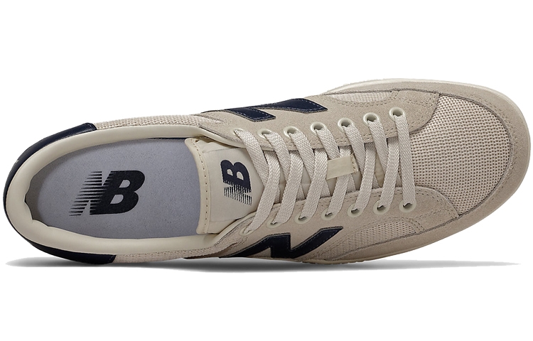 New Balance Pro Court Beige Navy (полнота: D) - вид спереди