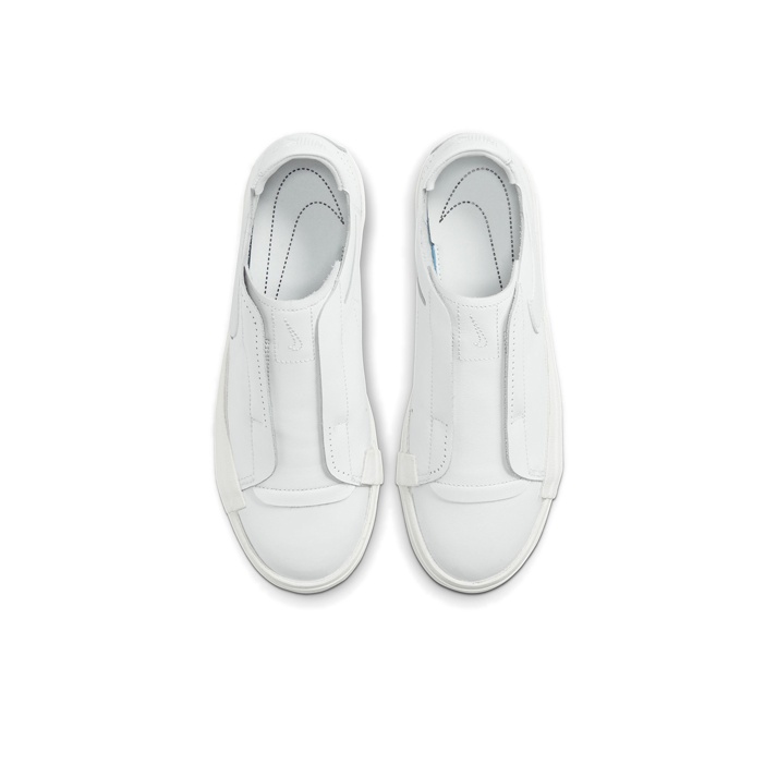 Nike Blazer Slip Kickdown Triple White - вид сзади