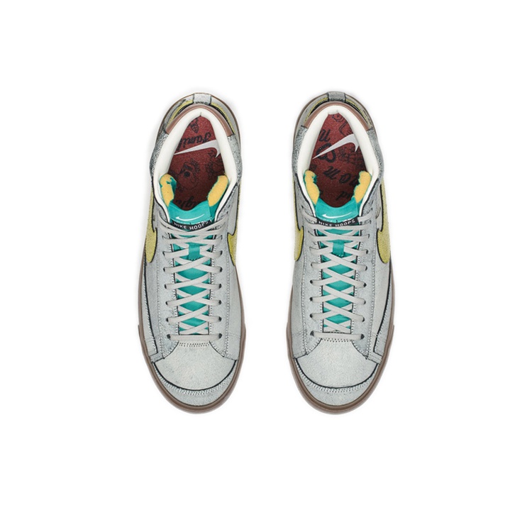Ben Simmons x Nike Blazer 77 Motivation - вид сзади