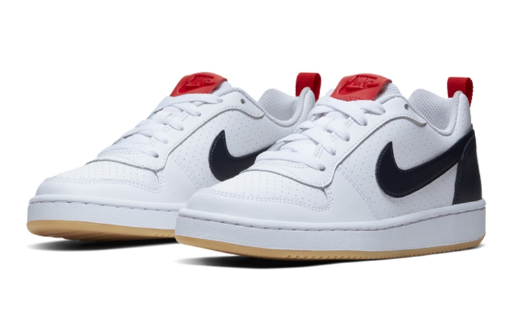 Nike Court Borough White Obsidian Gum GS - вид с внутренней стороны