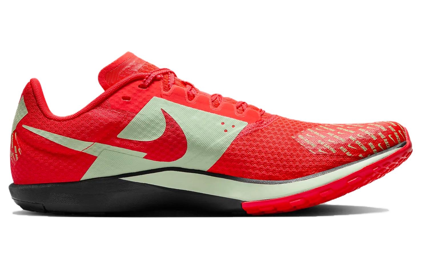 Nike Zoom Rival Waffle 6 Red Green - вид с внутренней стороны