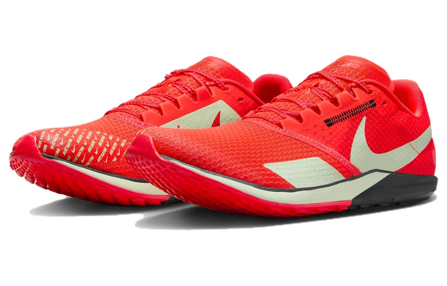 Nike Zoom Rival Waffle 6 Red Green - вид спереди