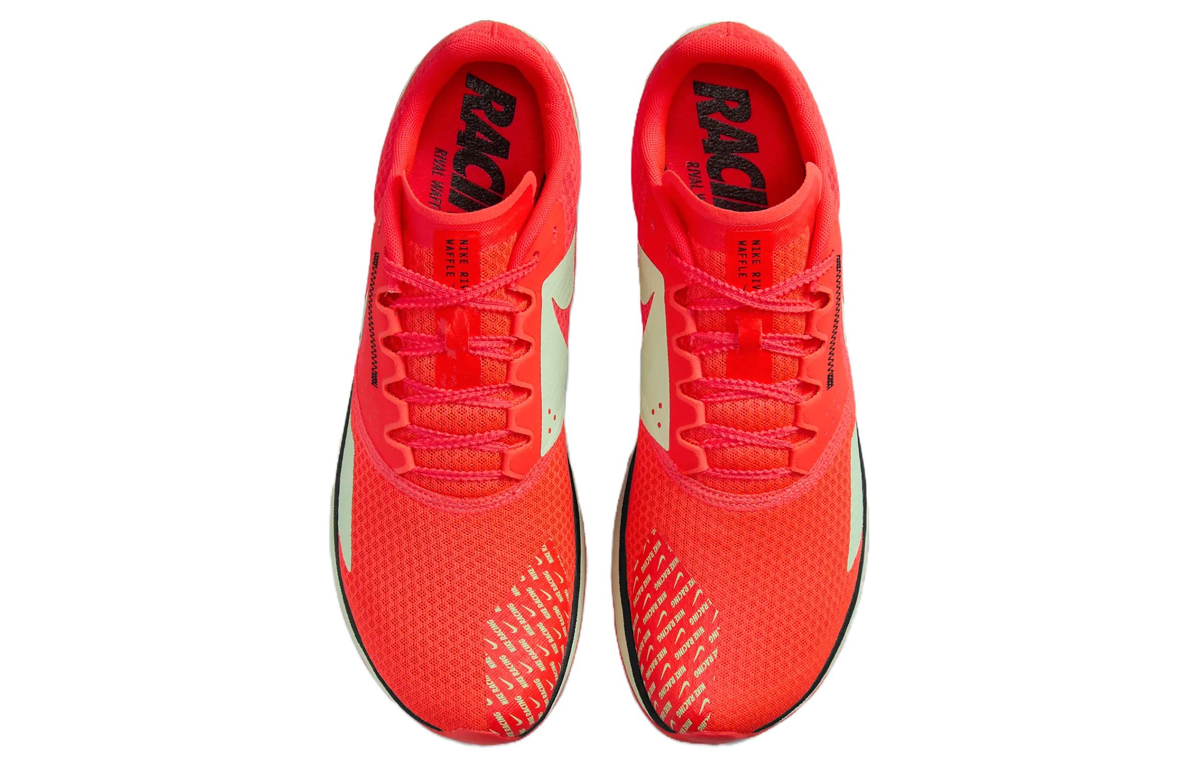 Nike Zoom Rival Waffle 6 Red Green - вид сзади
