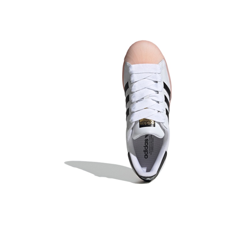 adidas originals Superstar White Black Haze Coral - подошва