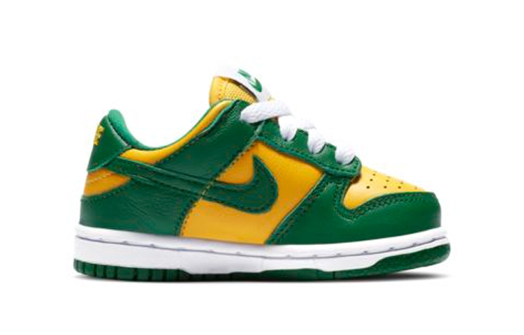 Nike Dunk SP Brazil - вид с внутренней стороны