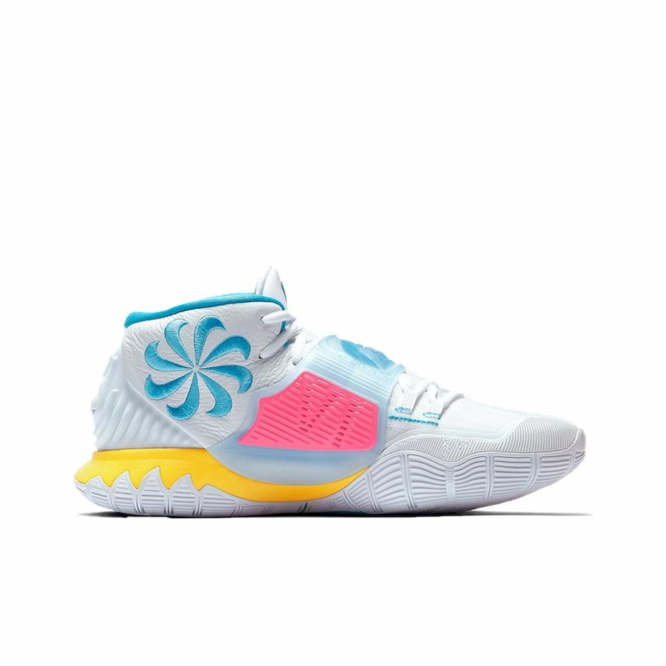 Nike Kyrie 6 EP "Neon Graffiti" - вид с внутренней стороны