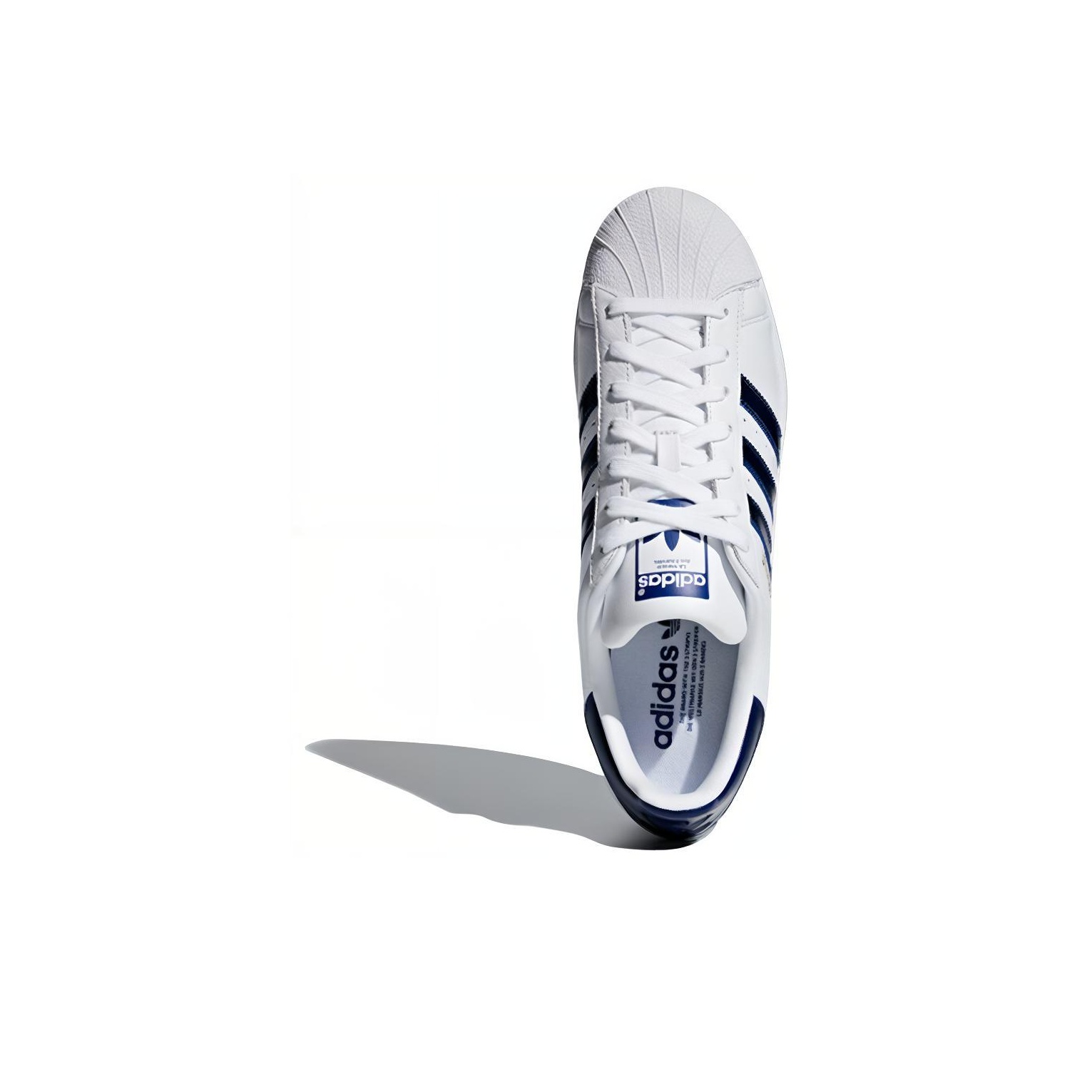 adidas originals Superstar White Royal - вид сзади
