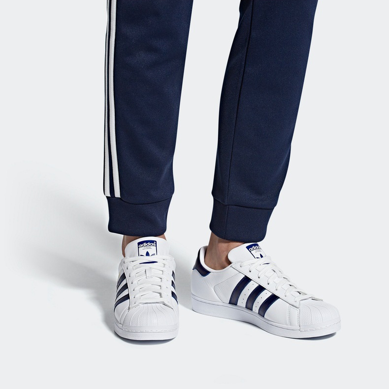 adidas originals Superstar White Royal - вид 6