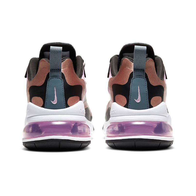 Nike Air Max 270 REACT LT OREWOOD BRONZE BLACK COPPER PINK - подошва