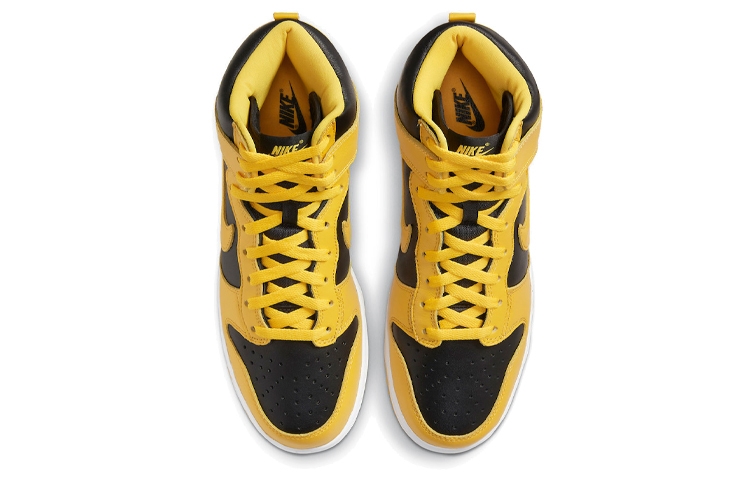 Nike Dunk High SP "Varsity Maize" - вид сзади