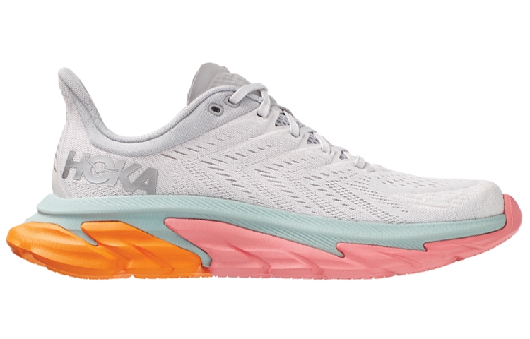 HOKA ONE ONE Clifton Edge Nimbus Cloud Lunar Rock - вид с внутренней стороны