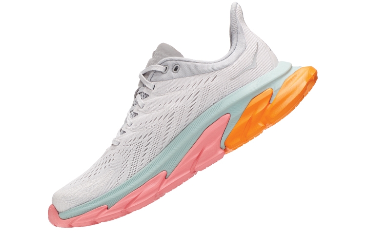 HOKA ONE ONE Clifton Edge Nimbus Cloud Lunar Rock - вид спереди
