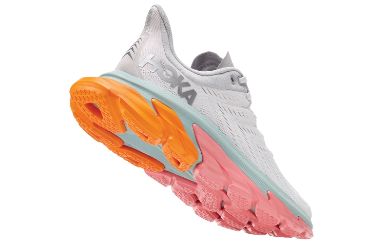 HOKA ONE ONE Clifton Edge Nimbus Cloud Lunar Rock - вид сзади