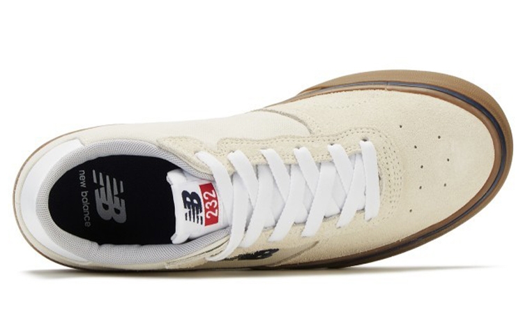 New Balance NB 232 White (полнота: D) - вид спереди