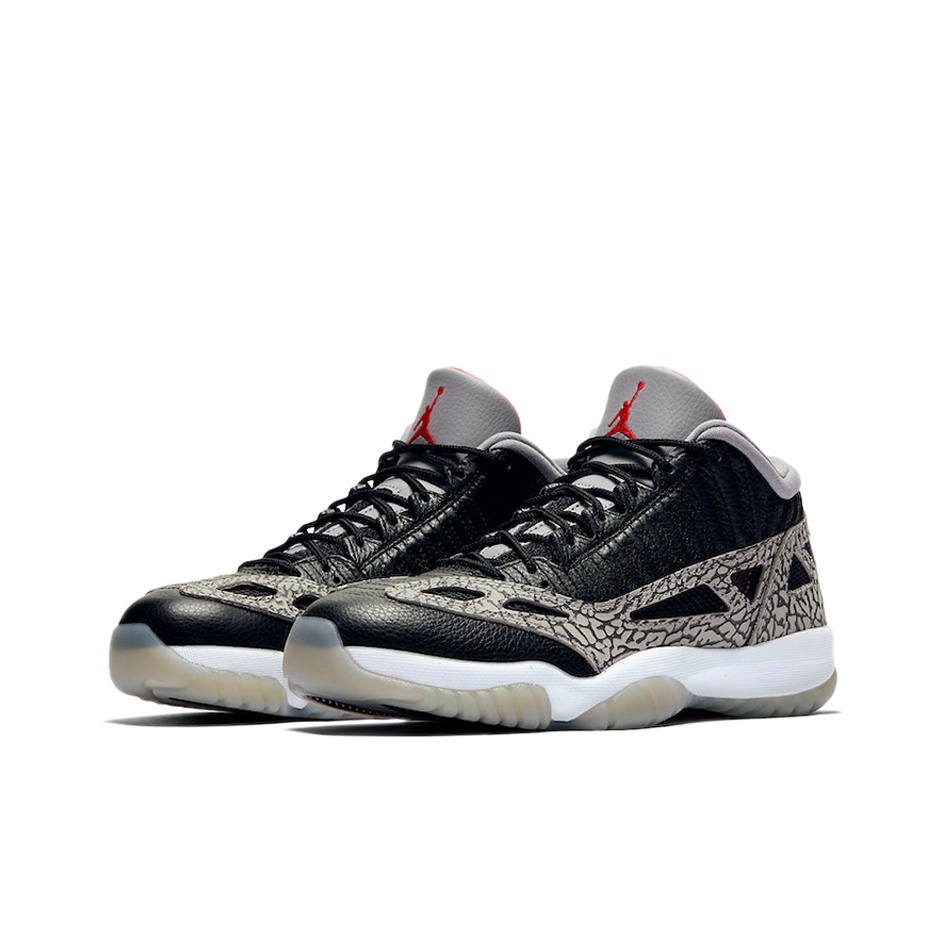 Jordan Air Jordan 11 low ie black cement - front view