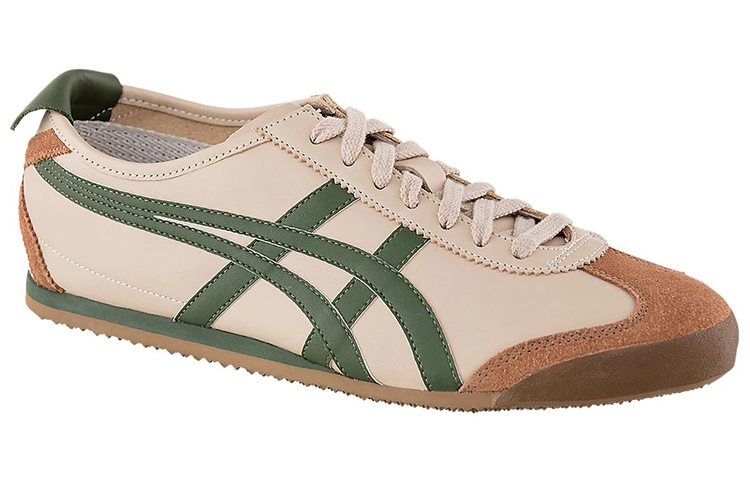 Onitsuka Tiger Mexico 66 Brown Green - вид спереди