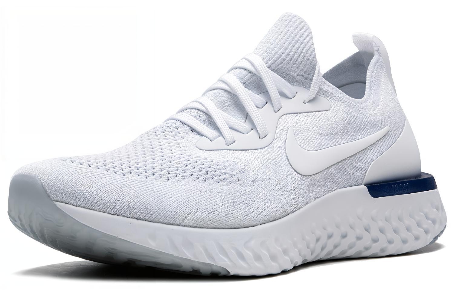 Nike Epic React Flyknit White Racer Blue - вид с внутренней стороны