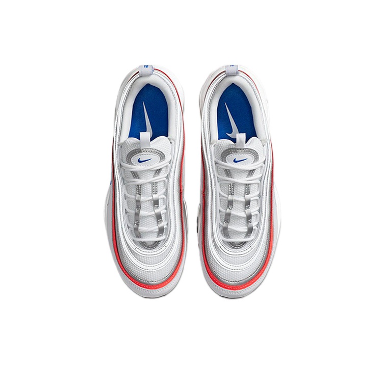 Nike Air Max 97 Essential Flash Crimson Silver - вид сзади