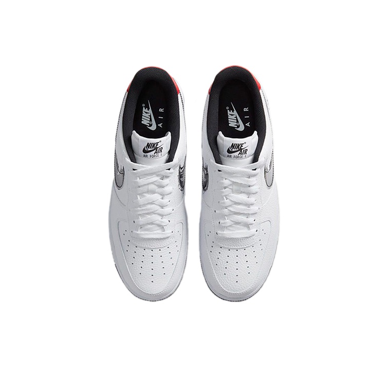 Nike Air Force 1 07 LV8 Brushstroke Swoosh - вид сзади