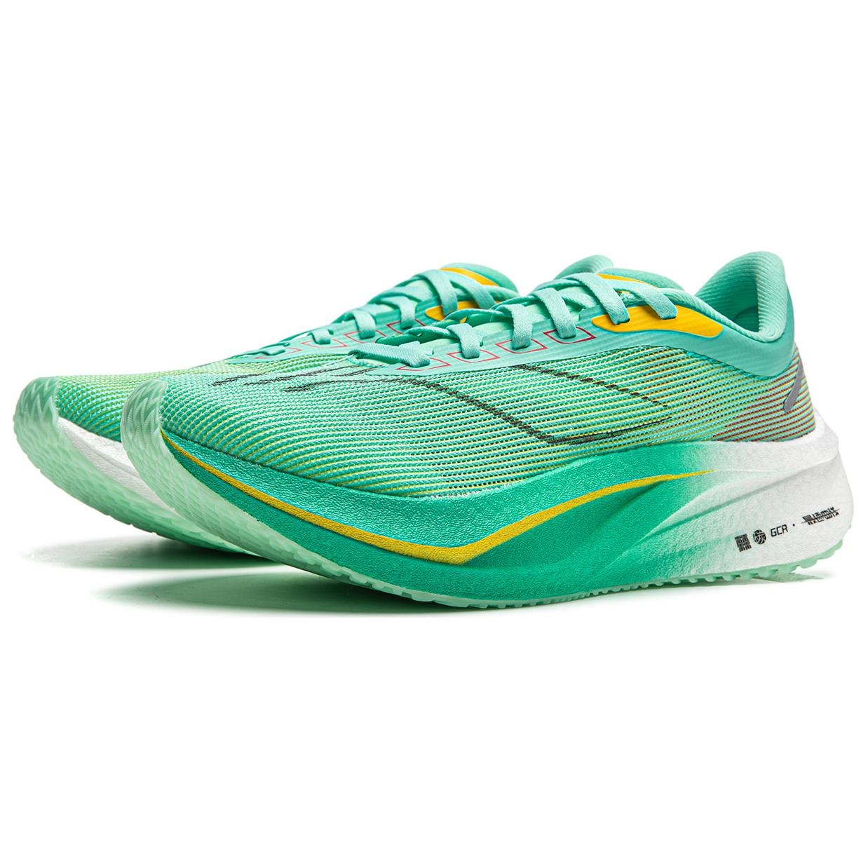Li-Ning Feidian 4 Challenger Neon Ice Blue/Lemon - вид спереди