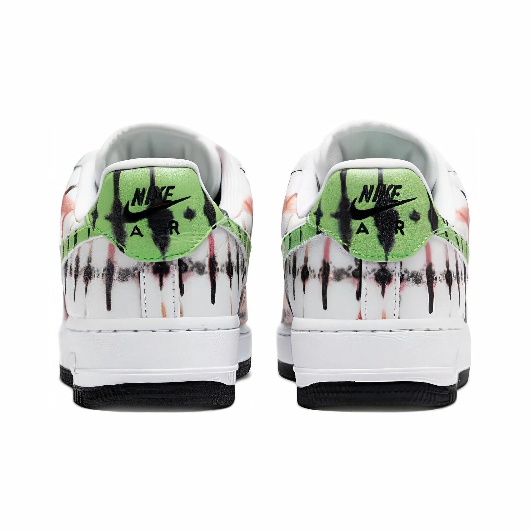 Nike Air Force 1 Low Black Tie Dye - подошва
