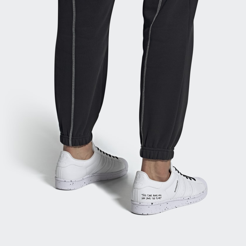 adidas originals Superstar Clean Classics White Black - вид 8