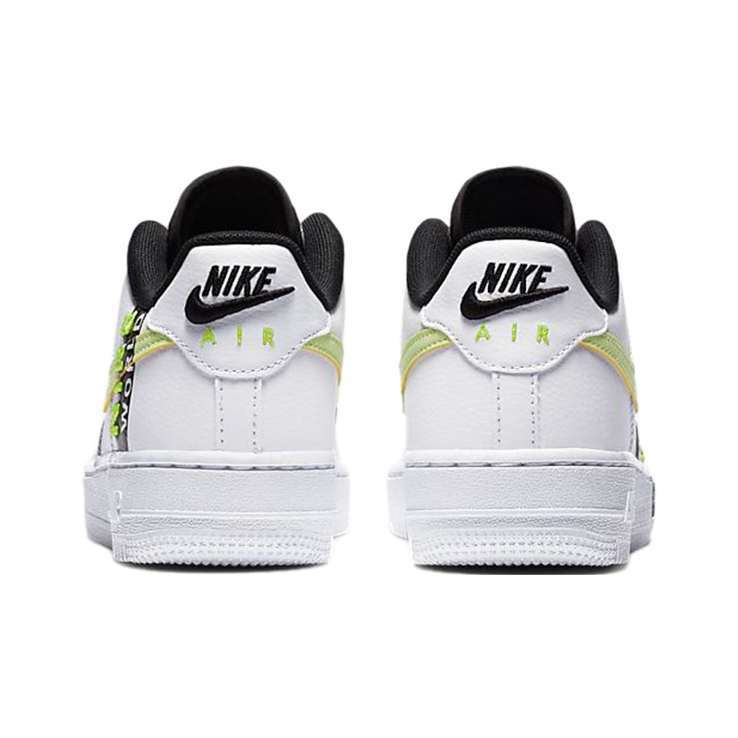 Nike Air Force 1 Low Worldwide White Barely Volt (GS) - sole
