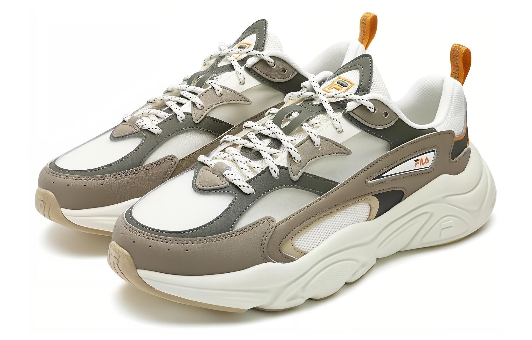FILA Mars 1S White Green - вид с внутренней стороны