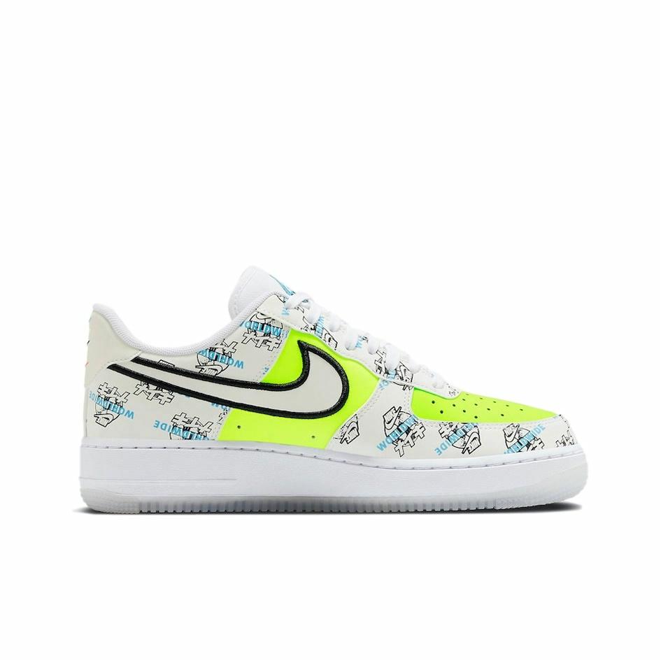 Nike Air Force 1 Low Worldwide Katakana White 2020 - view from the inside