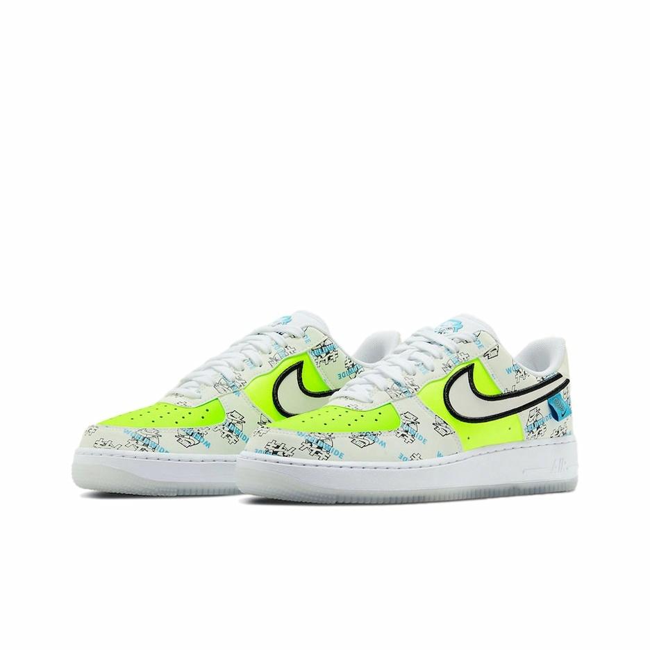 Nike Air Force 1 Low Worldwide Katakana White 2020 - front view