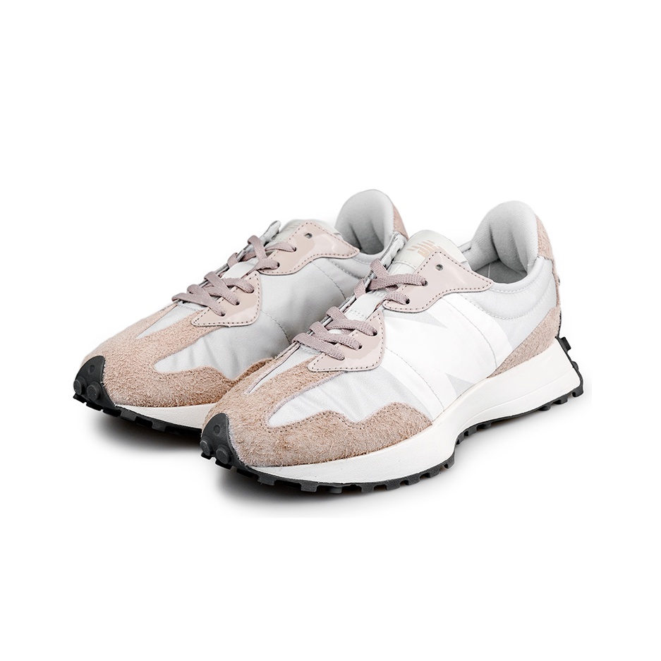 New Balance 327 Grey Beige (полнота: B) - вид спереди