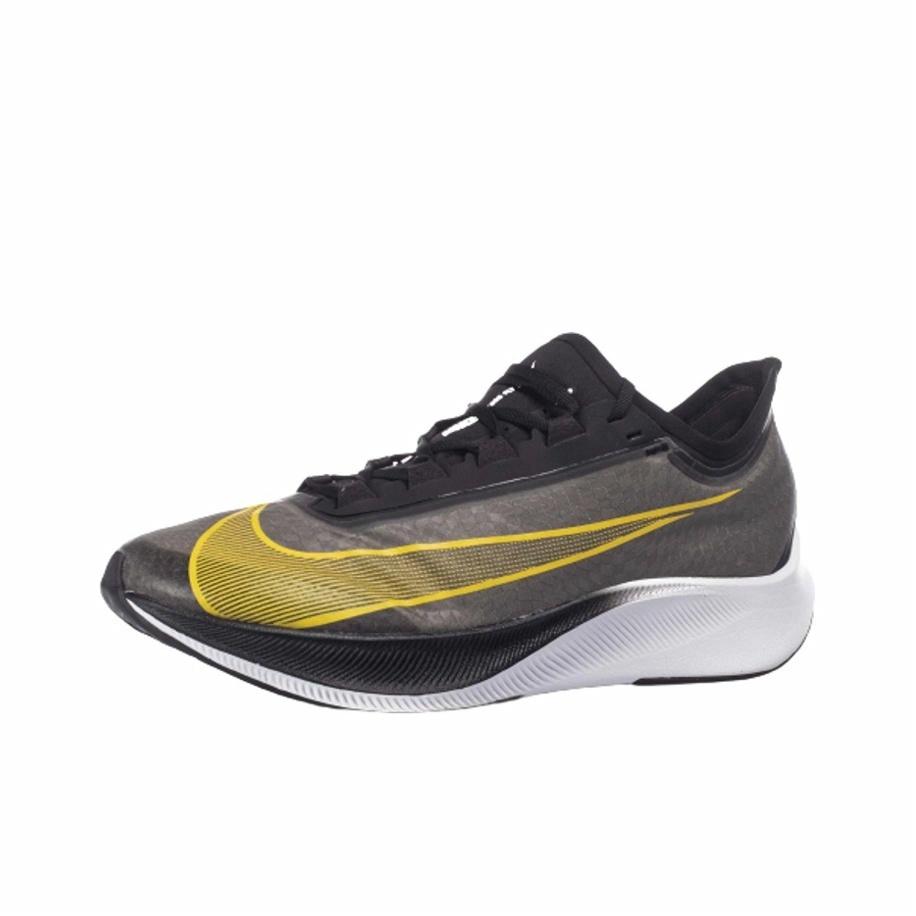 Nike Zoom Fly 3 Black Opti Yellow White - вид спереди