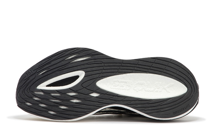 361° Charcoal Floating Series Feather White/Obsidian Black - sole