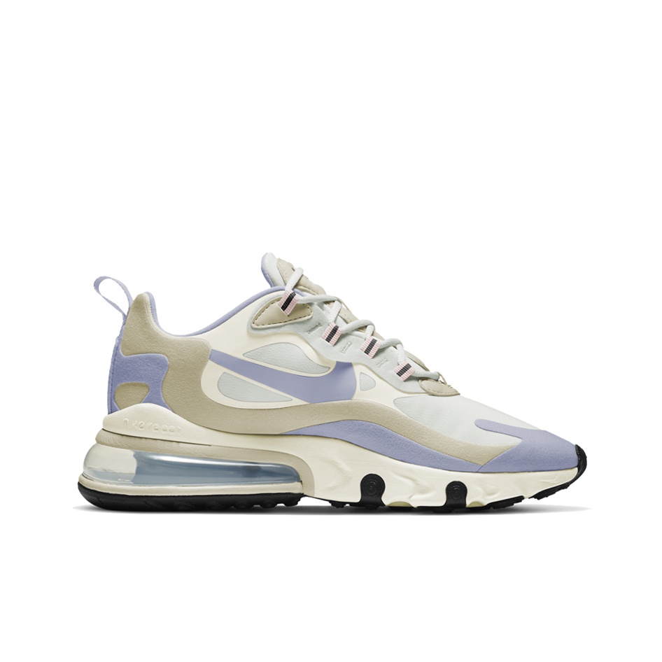 Nike Air Max 270 React Fossil Ghost - view from the inside