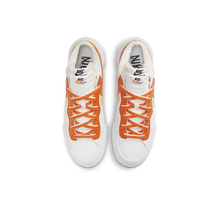 Sacai x Nike Blazer "Magma Orange" - вид сзади