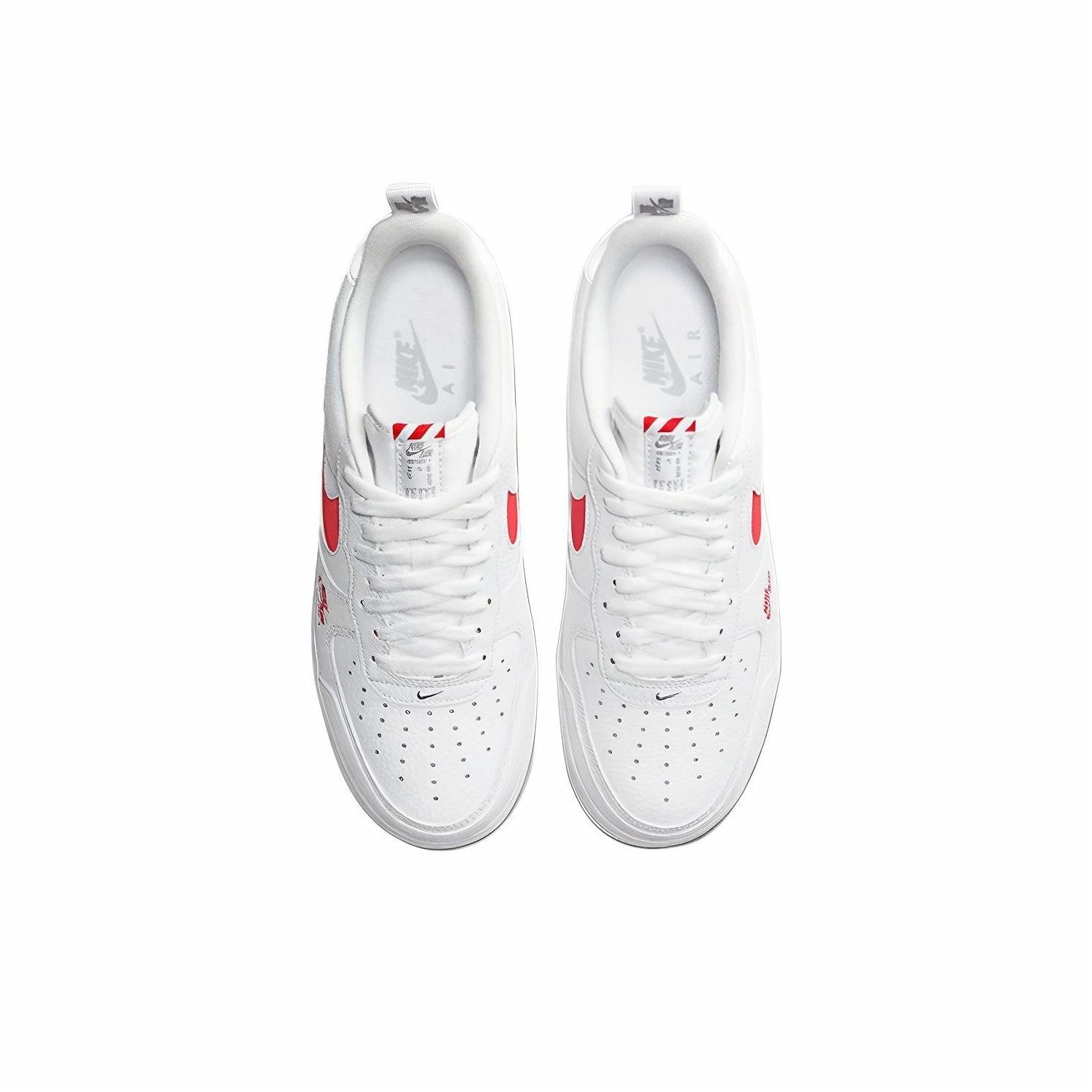 Nike Air Force 1 Low Utility 'White Red' - вид сзади