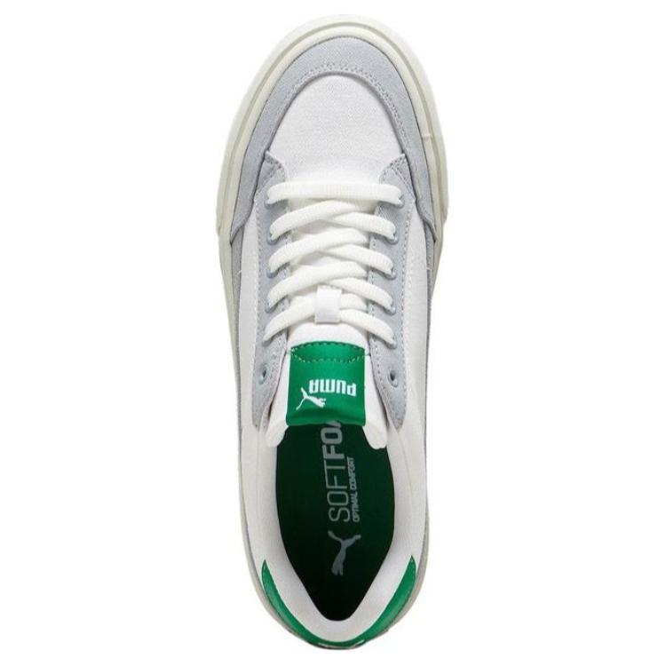 Puma Court Classic Vulc Sneakers 'White Green' - вид сзади