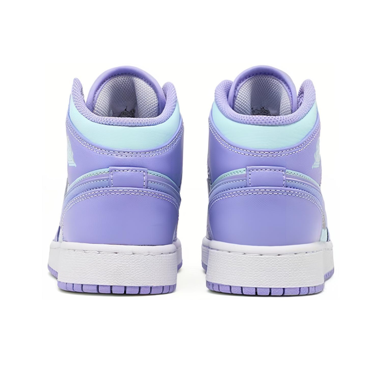 Jordan Air Jordan 1 Mid "Purple Glacier Blue" - вид спереди