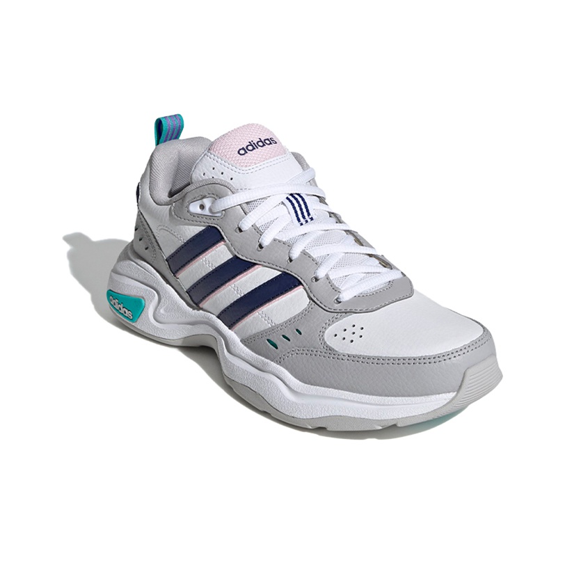 adidas neo Strutter White Blue Grey - вид спереди