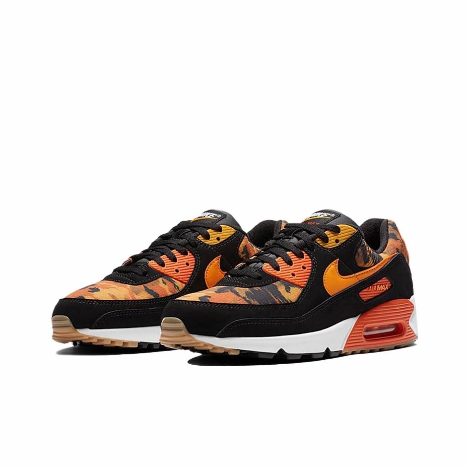 Nike Air Max 90 Starfish Orange Camo - вид с внутренней стороны