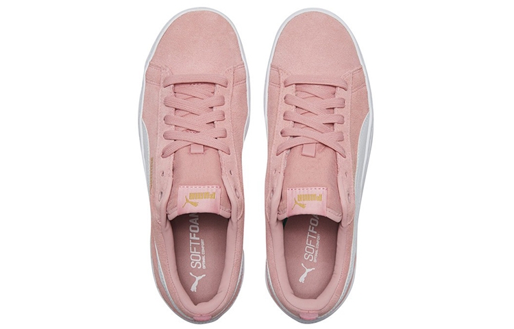 Puma Smash Platform Pink - вид сзади