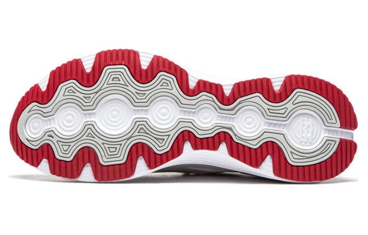 Li-Ning YueYing 3.0 Standard White/Bull Red - вид сзади
