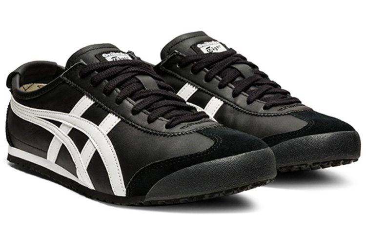 ASICS Onitsuka Tiger Mexico 66 Black White - вид с внутренней стороны