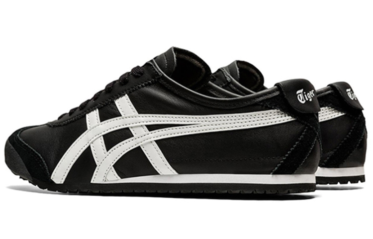 ASICS Onitsuka Tiger Mexico 66 Black White - вид спереди