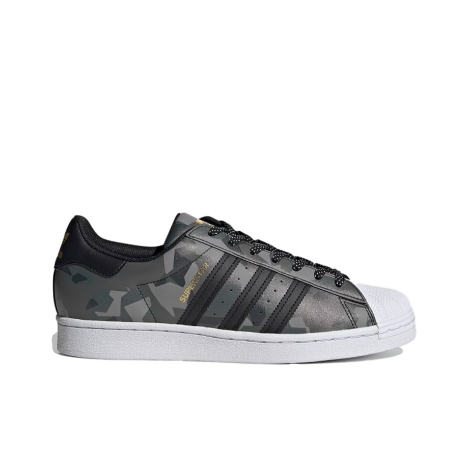 adidas originals Superstar Black Gold Camo Core - вид с внутренней стороны