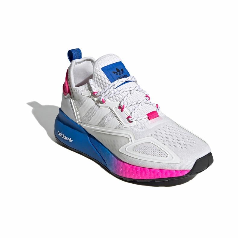 adidas originals ZX 2K Boost 'White Pink Blue' - вид спереди