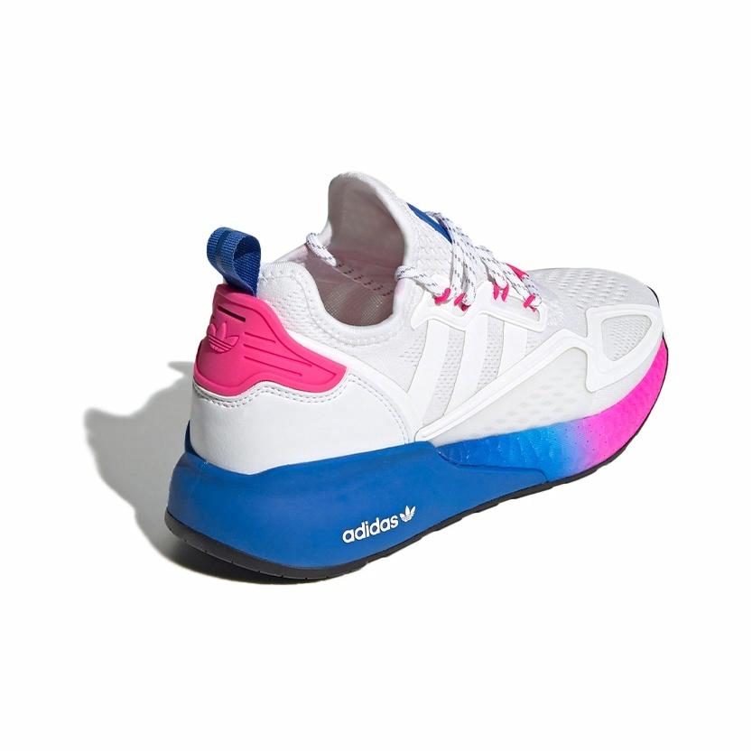 adidas originals ZX 2K Boost 'White Pink Blue' - вид сзади