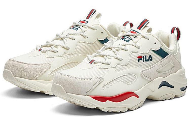 FILA Tracer White Green Red - вид с внутренней стороны