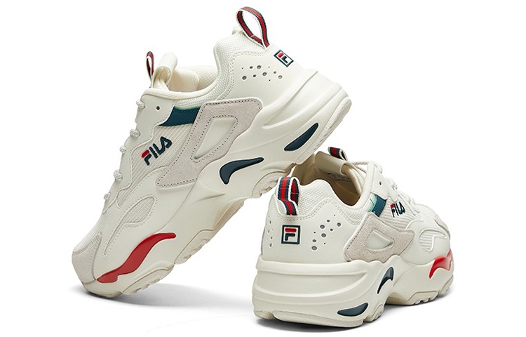 FILA Tracer White Green Red - вид спереди